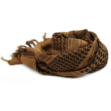 Load image into Gallery viewer, Outdoor Unisex Army Military Tactical Arab Shemagh Cotton Scarves Hunting Paintball Head Scarf Face Mesh Desert Bandanas Scarf Keffiyeh Women Men Scarf Shawl Wrap Pattern of Arab Shemagh Keffiyeh Men Arab Kufiyah Keffiyeh Arabic Muslim Head Wrap
