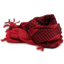 Load image into Gallery viewer, Outdoor Unisex Army Military Tactical Arab Shemagh Cotton Scarves Hunting Paintball Head Scarf Face Mesh Desert Bandanas Scarf Keffiyeh Women Men Scarf Shawl Wrap Pattern of Arab Shemagh Keffiyeh Men Arab Kufiyah Keffiyeh Arabic Muslim Head Wrap
