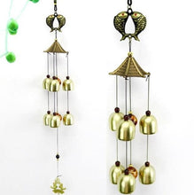 Load image into Gallery viewer, Outdoor Wind Chimes Yard Antique Superb Garden Copper Bells Wind-chimes Wall Hanging Decorations Best Metal Musical Wind Chime Home Decoration Amazing Addition To  Patio Porch Garden Backyard
