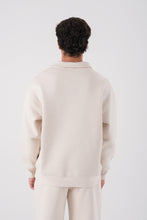 Load image into Gallery viewer, Unisex Oversize Half-Zip Sweatshirt &amp; Baggy Sweatpants Set
