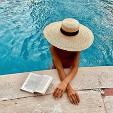 Load image into Gallery viewer, Oversized Big Modern Straw Hats For Women Summer Large Brim Sun Hat Luxury Beach Hat UV Protection Comfortable Hat For Party Summer Accessories
