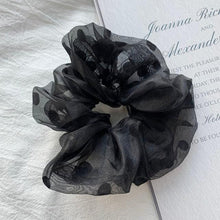 Load image into Gallery viewer, Oversized Scrunchies Organza Hair Ties Elastic Hair Band Women Girs Ponytail Holder Fashion Hair Ropes Ponytail Holder Hair Tie Ponytail Holder Accessories for Women Girls
