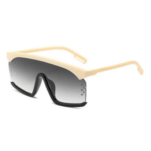 Load image into Gallery viewer, Oversized Shield Sunglasses for Women Men Square Rimless Fashion Shades Sunglasses For Women &amp; Men Elegant Shades For Women Popular Oversized Festival Trendy Sunglasses For Men &amp; Women
