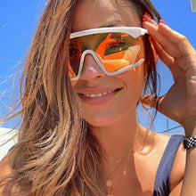 Load image into Gallery viewer, Oversized Shield Sunglasses for Women Men Square Rimless Fashion Shades Sunglasses For Women &amp; Men Elegant Shades For Women Popular Oversized Festival Trendy Sunglasses For Men &amp; Women
