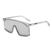 Load image into Gallery viewer, Oversized Shield Sunglasses for Women Men Square Rimless Fashion Shades Sunglasses For Women &amp; Men Elegant Shades For Women Popular Oversized Festival Trendy Sunglasses For Men &amp; Women
