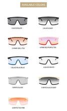 Load image into Gallery viewer, Oversized Shield Sunglasses for Women Men Square Rimless Fashion Shades Sunglasses For Women &amp; Men Elegant Shades For Women Popular Oversized Festival Trendy Sunglasses For Men &amp; Women
