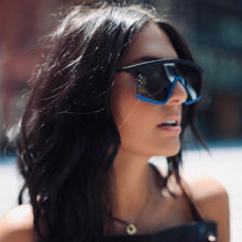 Load image into Gallery viewer, Oversized Shield Sunglasses for Women Men Square Rimless Fashion Shades Sunglasses For Women &amp; Men Elegant Shades For Women Popular Oversized Festival Trendy Sunglasses For Men &amp; Women
