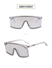Load image into Gallery viewer, Oversized Shield Sunglasses for Women Men Square Rimless Fashion Shades Sunglasses For Women &amp; Men Elegant Shades For Women Popular Oversized Festival Trendy Sunglasses For Men &amp; Women
