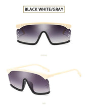 Load image into Gallery viewer, Oversized Shield Sunglasses for Women Men Square Rimless Fashion Shades Sunglasses For Women &amp; Men Elegant Shades For Women Popular Oversized Festival Trendy Sunglasses For Men &amp; Women
