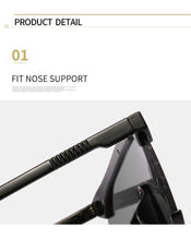 Load image into Gallery viewer, Oversized Shield Sunglasses for Women Men Square Rimless Fashion Shades Sunglasses For Women &amp; Men Elegant Shades For Women Popular Oversized Festival Trendy Sunglasses For Men &amp; Women

