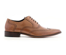 Load image into Gallery viewer, Men's LEATHER WING TIP OXFORD
