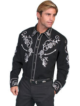 Load image into Gallery viewer, Scully Rose Colored Glasses - Mens Western Shirt
