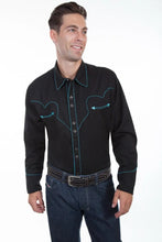 Load image into Gallery viewer, Scully Candy Cane - Men's Western Shirt
