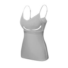 Load image into Gallery viewer, Padded Bra Tank Top Women Modal Spaghetti Solid Cami Top Vest Female Adjustable Camisole With Built In Bra Fitness Clothing
