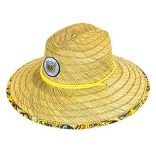 Load image into Gallery viewer, Peter Grimm Sublime Paddle Out Lifeguard - Rye Straw Lifeguard Hat

