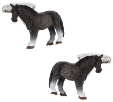 Load image into Gallery viewer, Painted Horse Cufflinks
