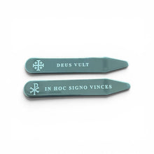 Load image into Gallery viewer, Deus Vult &amp; In Hoc Signo Vinces Collar Stay Set
