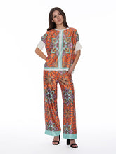 Load image into Gallery viewer, Paisley Print Wide Leg Pants
