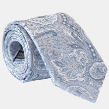 Load image into Gallery viewer, Montecarlo - Silk Jacquard Tie - Blue
