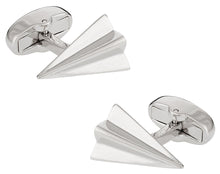 Load image into Gallery viewer, Paper Airplane Cufflinks
