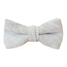 Load image into Gallery viewer, Parchment Tweed - Boys Bow Tie
