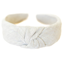 Load image into Gallery viewer, Parchment Tweed - Knotted Headband
