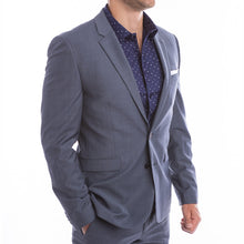 Load image into Gallery viewer, goTIELESS Ultimate Dress Shirt (Navy Polk-a-Dot)
