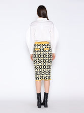 Load image into Gallery viewer, Patterned Wool Knitted Pencil Skirt
