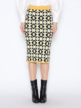 Load image into Gallery viewer, Patterned Wool Knitted Pencil Skirt
