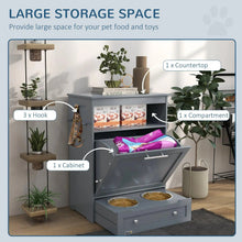 Load image into Gallery viewer, PawHut Deluxe Pet Feeding Station
