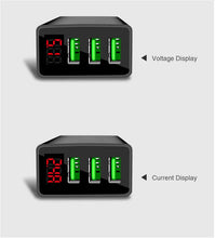 Load image into Gallery viewer, PBG 3 port LED Display Wall Charger and 3 in 1 Cable Bundle Silver
