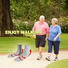 Load image into Gallery viewer, PBG 6 Pairs Physician-Approved Diabetic Compression Non Binding Socks for Men &amp; Women, Multi-Color, 3 Sizes

