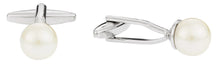 Load image into Gallery viewer, Pearl Cufflinks Womens
