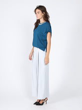 Load image into Gallery viewer, Pearl Work Round Neck Top
