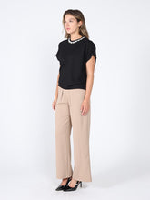 Load image into Gallery viewer, Pearl Work Round Neck Top

