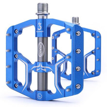 Load image into Gallery viewer, Pedals Flat Sealed Bearings Pedals For Bicycle Mountain Bike Pedals Platform Ultra Light Wide Aluminum Bicycle Pedal Mountain Bike Pedals Aluminum Bicycle Flat Platform Pedals Lightweight Non-Slip Sealed Bearing For Road Mountain
