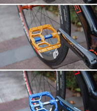 Load image into Gallery viewer, Pedals Flat Sealed Bearings Pedals For Bicycle Mountain Bike Pedals Platform Ultra Light Wide Aluminum Bicycle Pedal Mountain Bike Pedals Aluminum Bicycle Flat Platform Pedals Lightweight Non-Slip Sealed Bearing For Road Mountain
