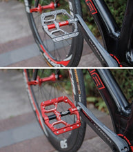 Load image into Gallery viewer, Pedals Flat Sealed Bearings Pedals For Bicycle Mountain Bike Pedals Platform Ultra Light Wide Aluminum Bicycle Pedal Mountain Bike Pedals Aluminum Bicycle Flat Platform Pedals Lightweight Non-Slip Sealed Bearing For Road Mountain
