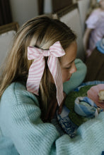Load image into Gallery viewer, Peony Stripe - Lady Hair Bow
