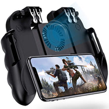 Load image into Gallery viewer, Perfect 6 Finger All-in-One Mobile Game Triggers Controller For Smartphones Mobile Along With Cooling Fan
