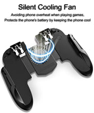 Load image into Gallery viewer, Perfect 6 Finger All-in-One Mobile Game Triggers Controller For Smartphones Mobile Along With Cooling Fan
