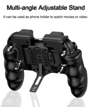 Load image into Gallery viewer, Perfect 6 Finger All-in-One Mobile Game Triggers Controller For Smartphones Mobile Along With Cooling Fan
