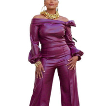 Load image into Gallery viewer, Glamourista Women's Trendy Leather Suit - Chic &amp; Confident Style
