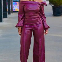 Load image into Gallery viewer, Glamourista Women's Trendy Leather Suit - Chic &amp; Confident Style
