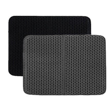 Load image into Gallery viewer, Pet Cat Litter Mat Waterproof Double Layer Cat Litter Trapping Pet Litter Box Mat Clean Pad Products For Cats Accessories Cat Litter Mat Trapping for Litter Box No-Toxic &amp; Super Size  Urine &amp; Waterproof Honeycomb Double Layer Anti Tracking Mats
