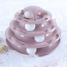 Load image into Gallery viewer, Pet Cat Toy Training Amusement Plate Kitten Tower Tracks Disc Cat Intelligence Amusement Triple Disc tumbler  Fish Animal Toy For Small Dogs Wiggle Fish Catnip Toys Motion Kitten Toy Plush Interactive Cat Toys for Cat Exercise
