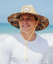 Load image into Gallery viewer, Peter Grimm Sublime Paddle Out Lifeguard - Rye Straw Lifeguard Hat

