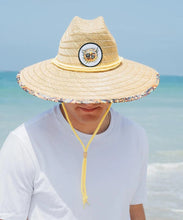 Load image into Gallery viewer, Peter Grimm Sublime Paddle Out Lifeguard - Rye Straw Lifeguard Hat
