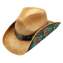 Load image into Gallery viewer, Peter Grimm Makenna - Straw Cowgirl Hat
