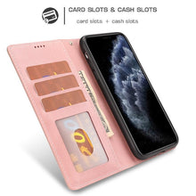 Load image into Gallery viewer, Phone Case For Xiaomi Mi Redmi Note 8 8A 8T 9 9A 9S 10 10S Pro POCO F3 X3 NFC 11 10T Lite 11i 11T Pro Wallet Leather Book Cover Magnetic PU Leather Wallet-Style Business Phone Case Fashion Flip Case with Card Slot
